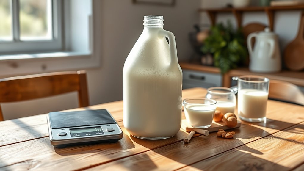 milk density varies naturally