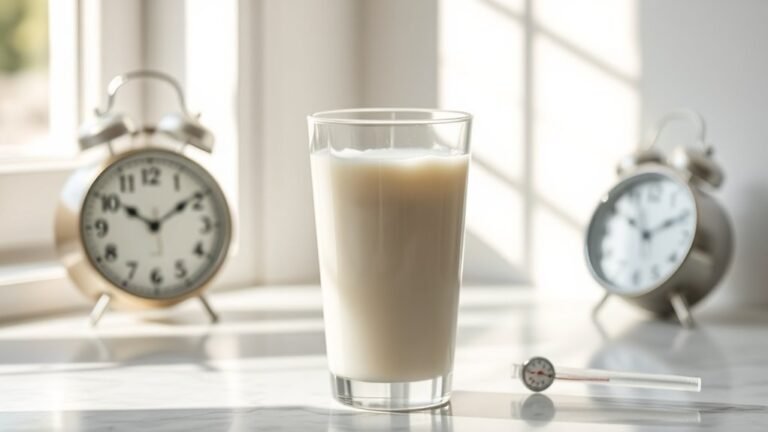 milk expiration time outdoors