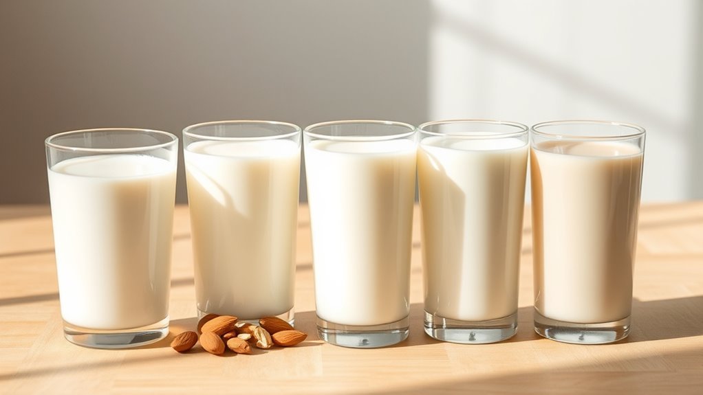 milk fat and calories