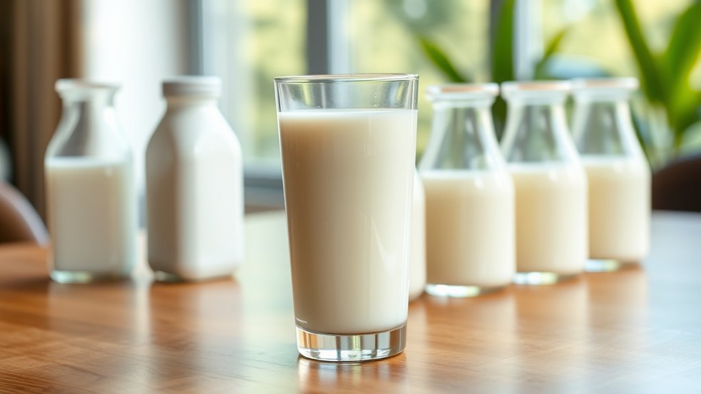 milk fat content options
