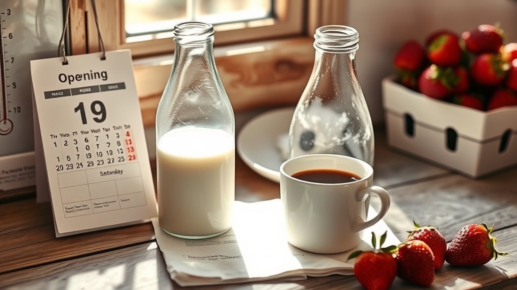 milk freshness depends on storage