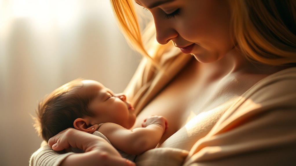 milk increases after birth