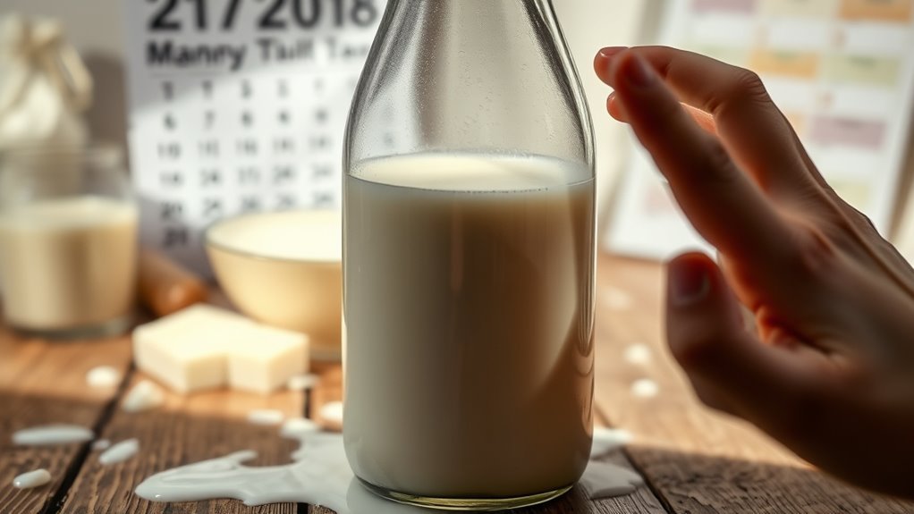 milk labels indicate quality not safety