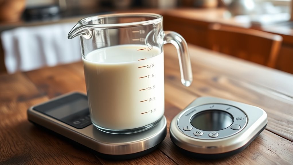 milk measurement volume units