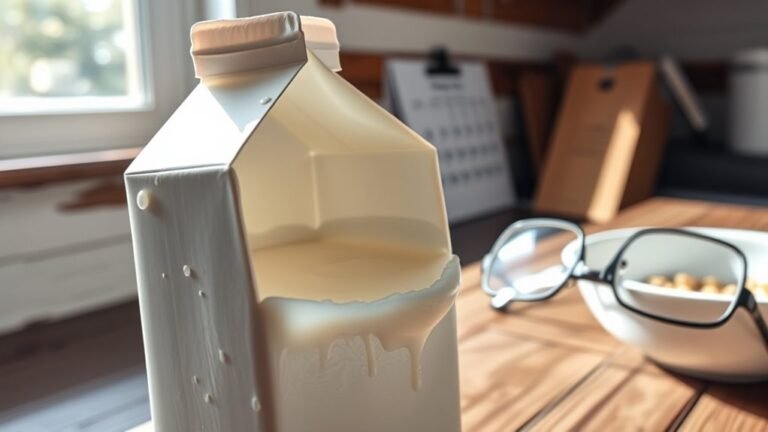 milk shelf life after opening