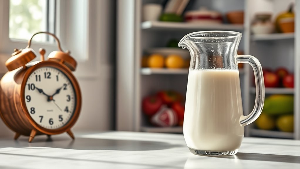 milk spoilage risks when improperly stored