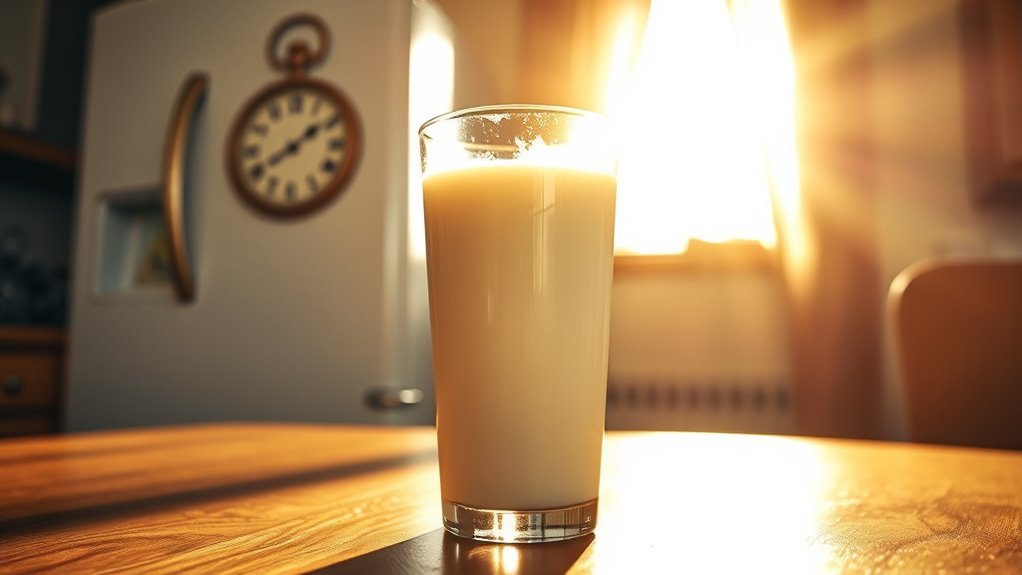 milk spoils quickly at room temperature