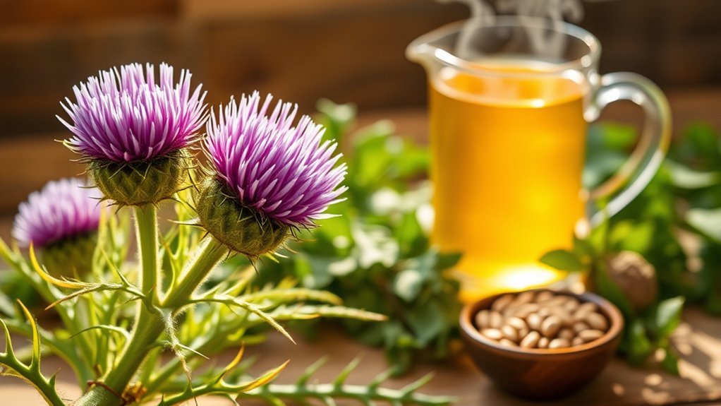 milk thistle boosts liver health