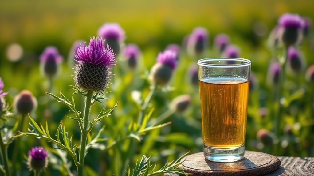 milk thistle supports liver health