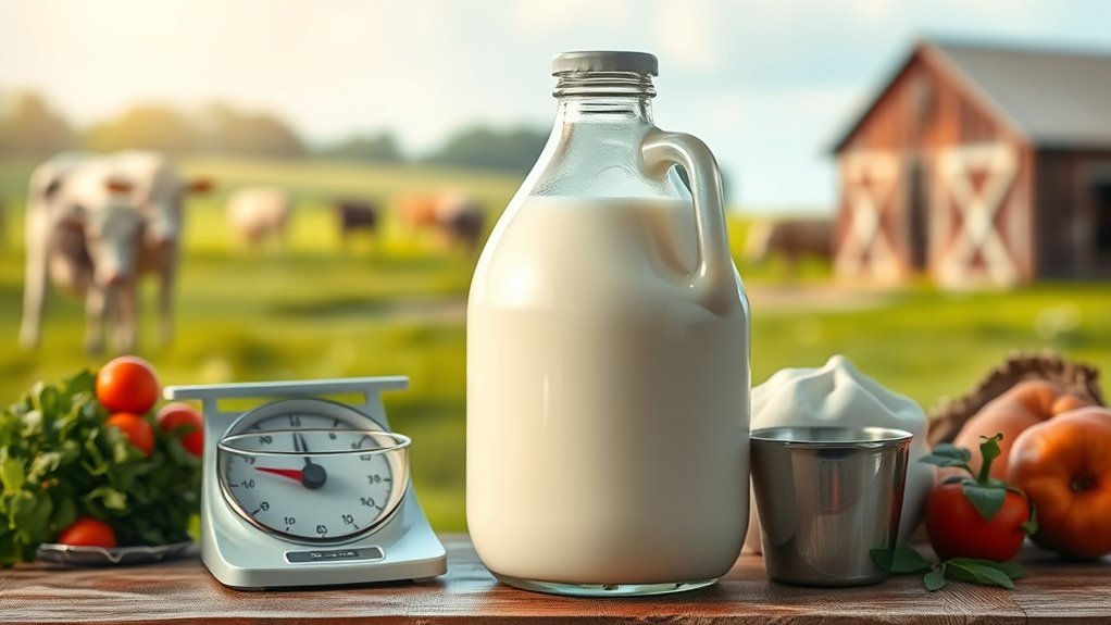 milk weight depends on factors