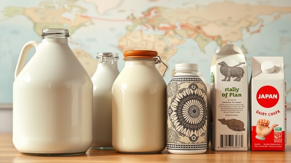 milk weight varies globally
