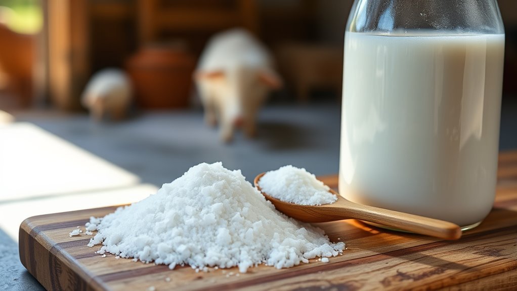 natural lactose without additives