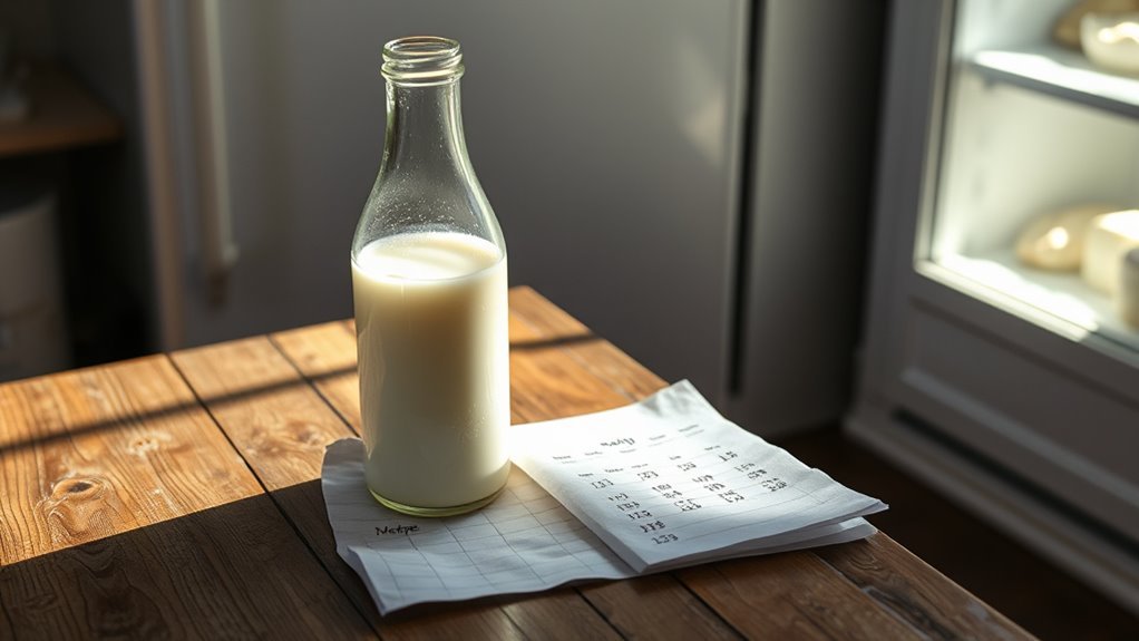 open milk lasts about a week