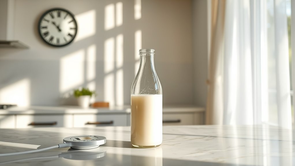 optimal breast milk storage temperature