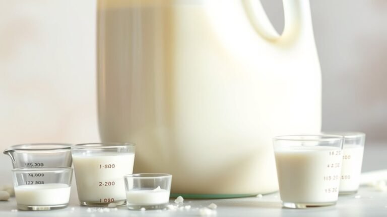 ounces in gallon milk