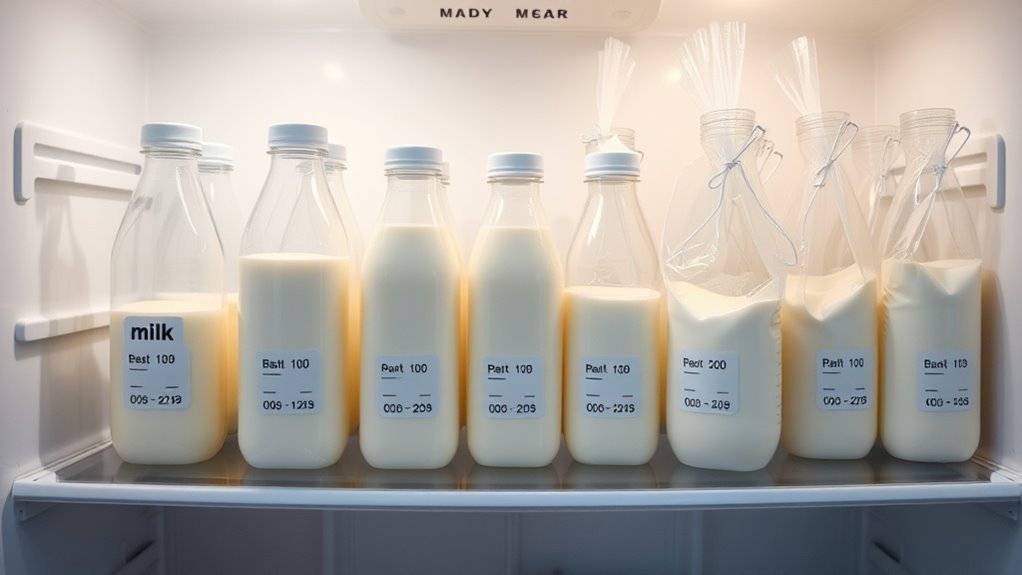 proper breast milk storage