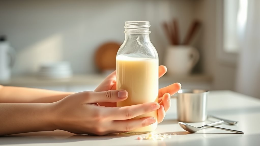 proper formula and breast milk preparation