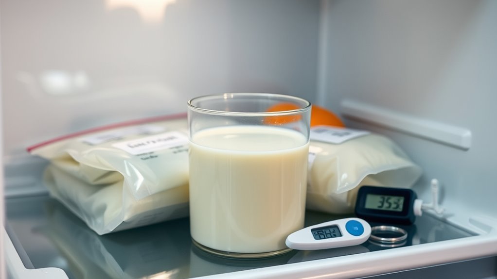 proper milk storage guidelines