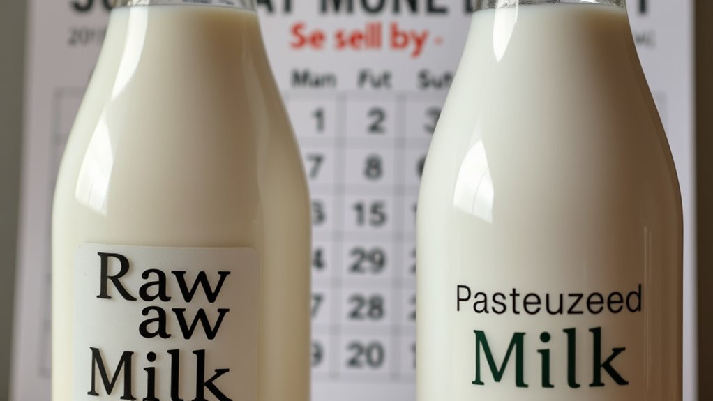 raw milk spoils faster