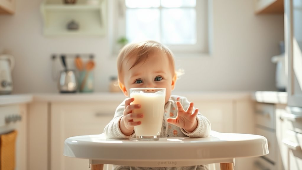 recommended daily milk intake