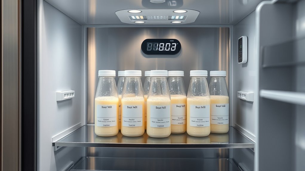 refrigerate milk properly safely