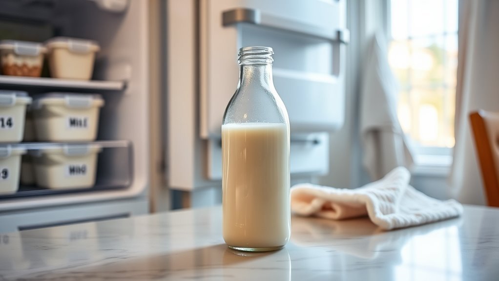 refrigerate milk within 4 days