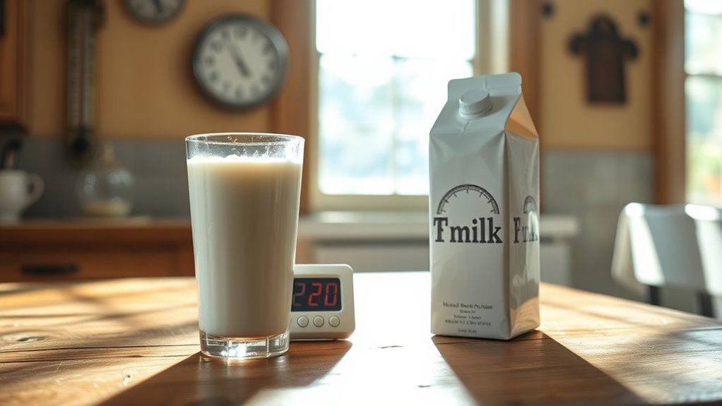 refrigerate milk within two