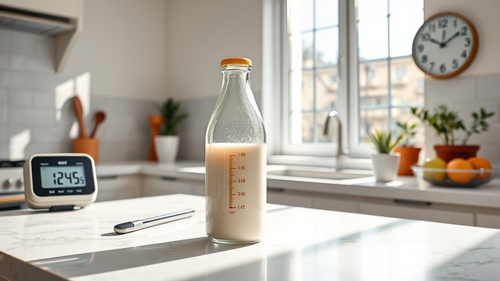 room temperature milk safety