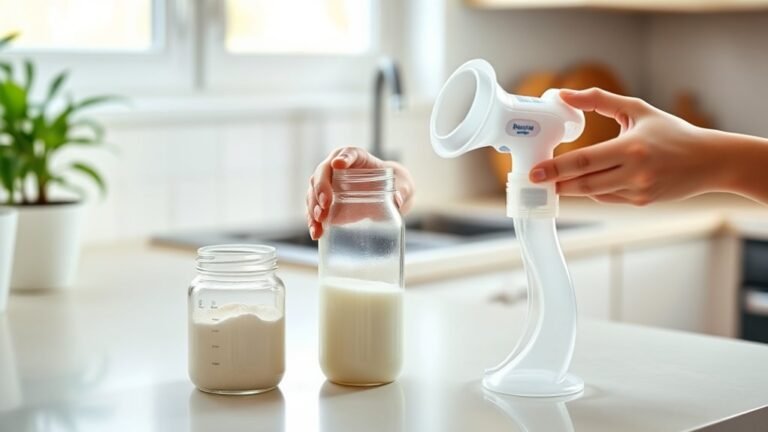 safe breastmilk and formula mixing