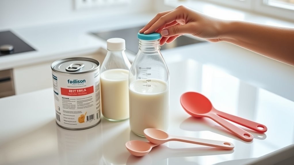 safe mixing of breastmilk