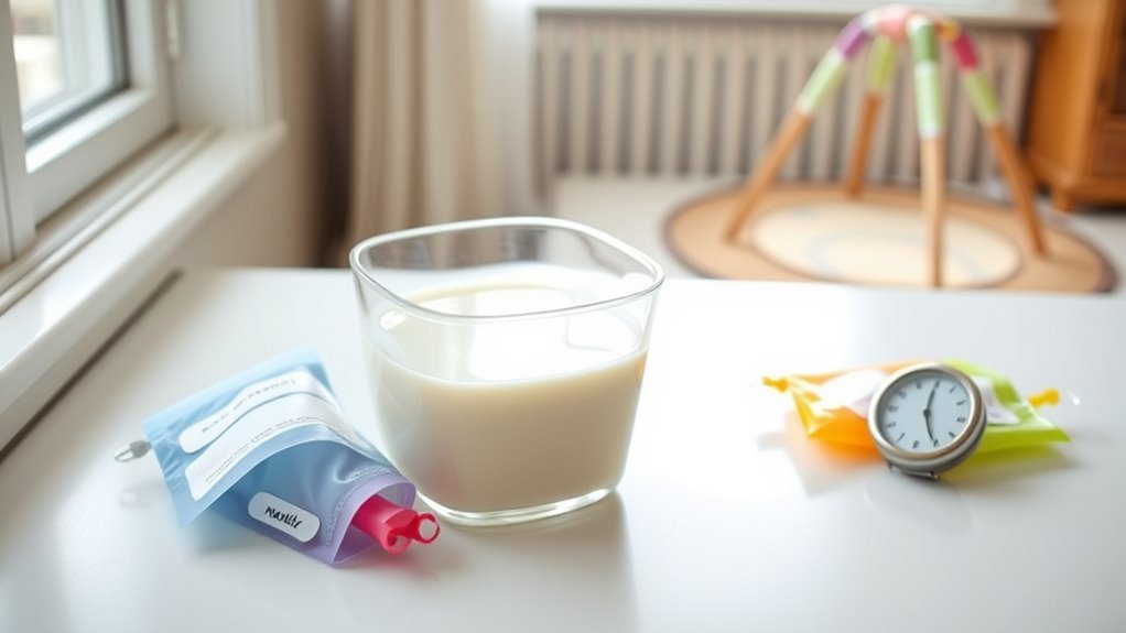 safe sterilized milk storage