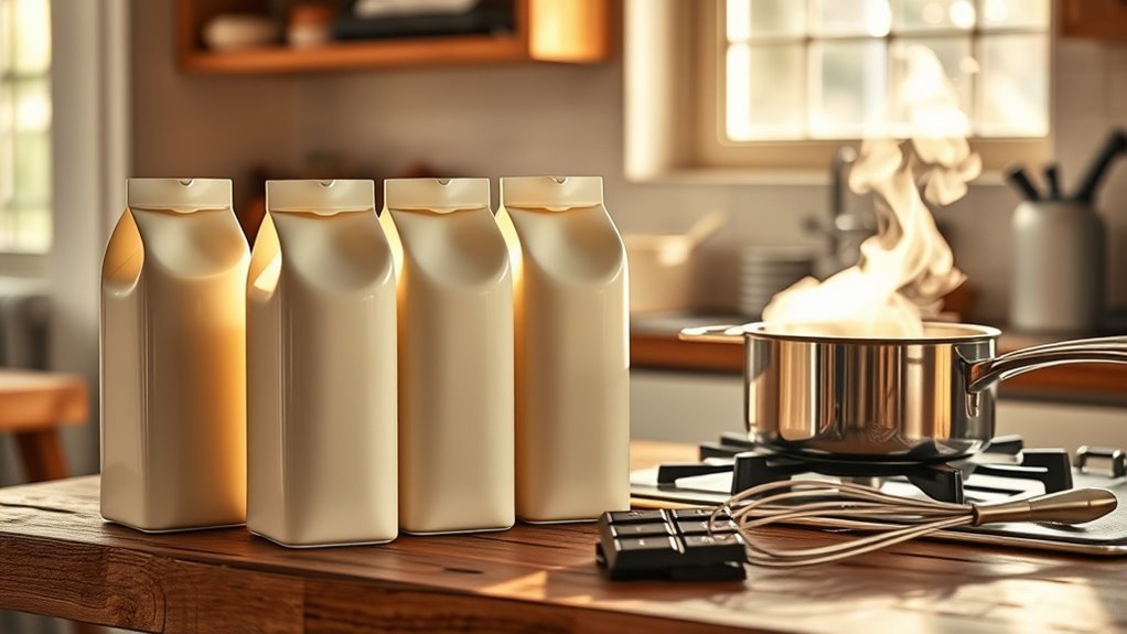 select milk for hot chocolate