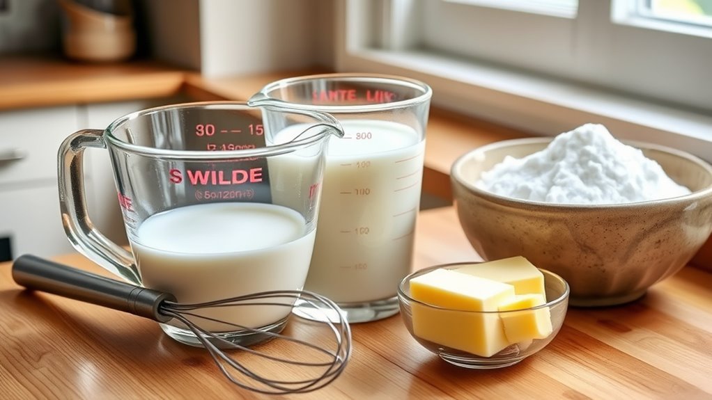 simple butter milk mixture