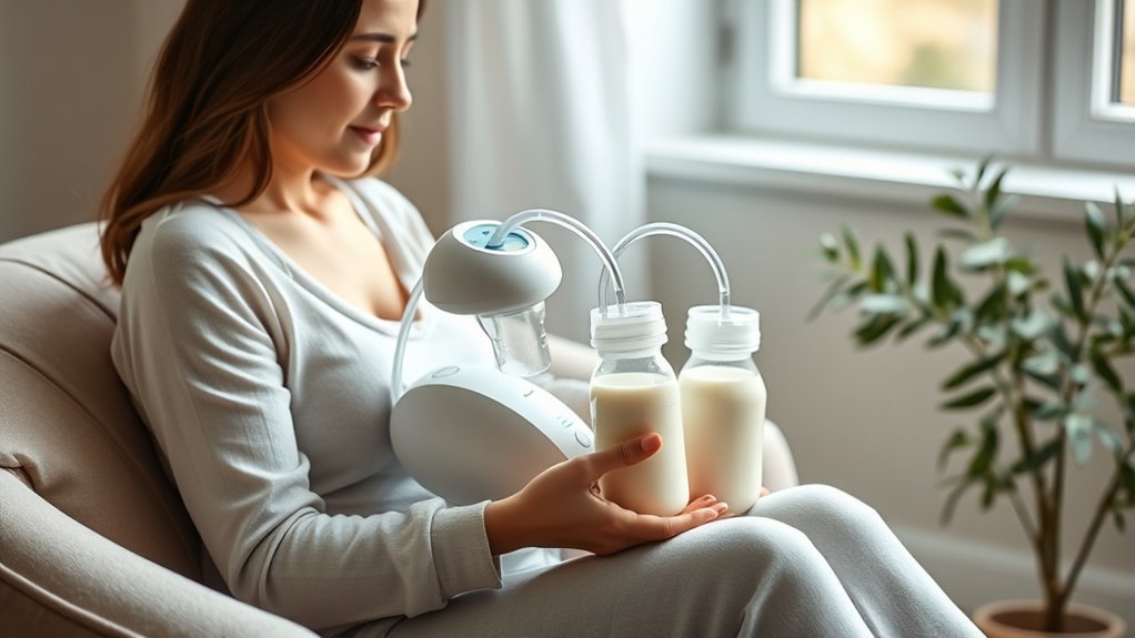 simultaneous efficient milk expression