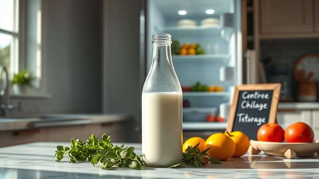 store milk properly and refrigerate