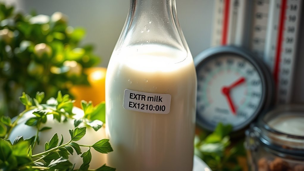 store milk properly cold