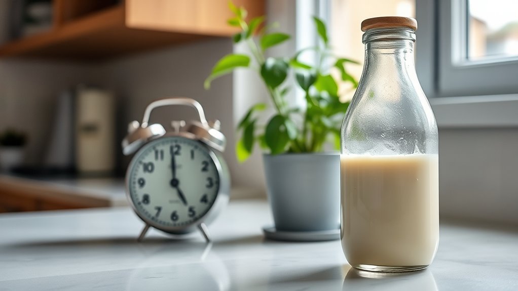 store milk within safe time