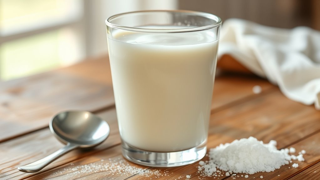 sugar content in milk