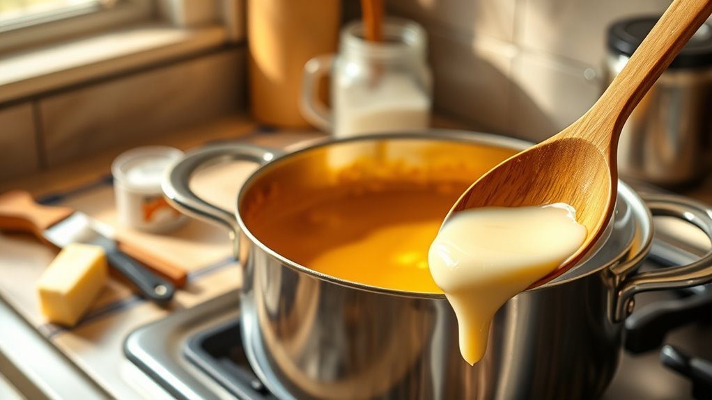 sweetened condensed milk caramelization steps