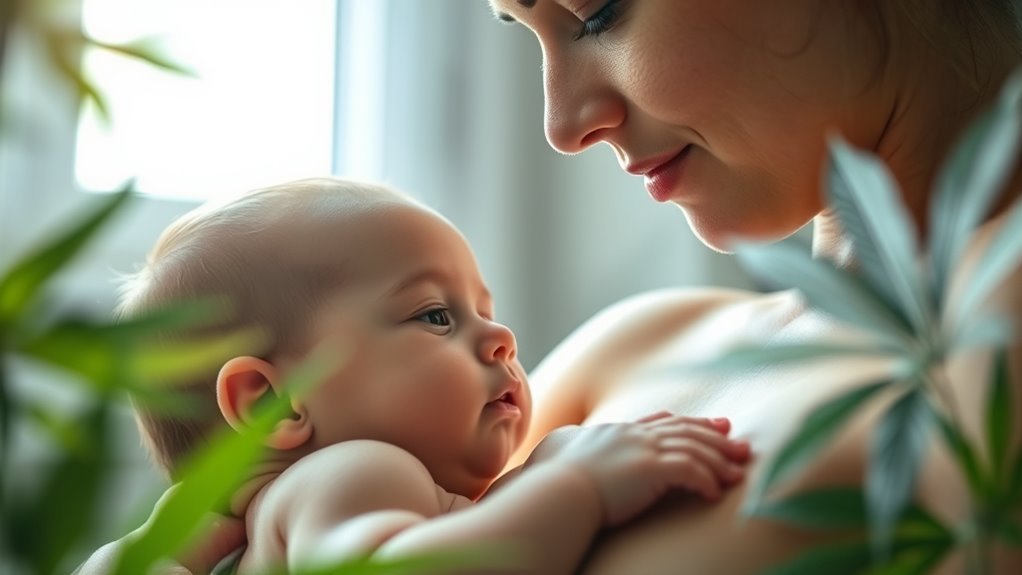 thc accumulates in breast milk