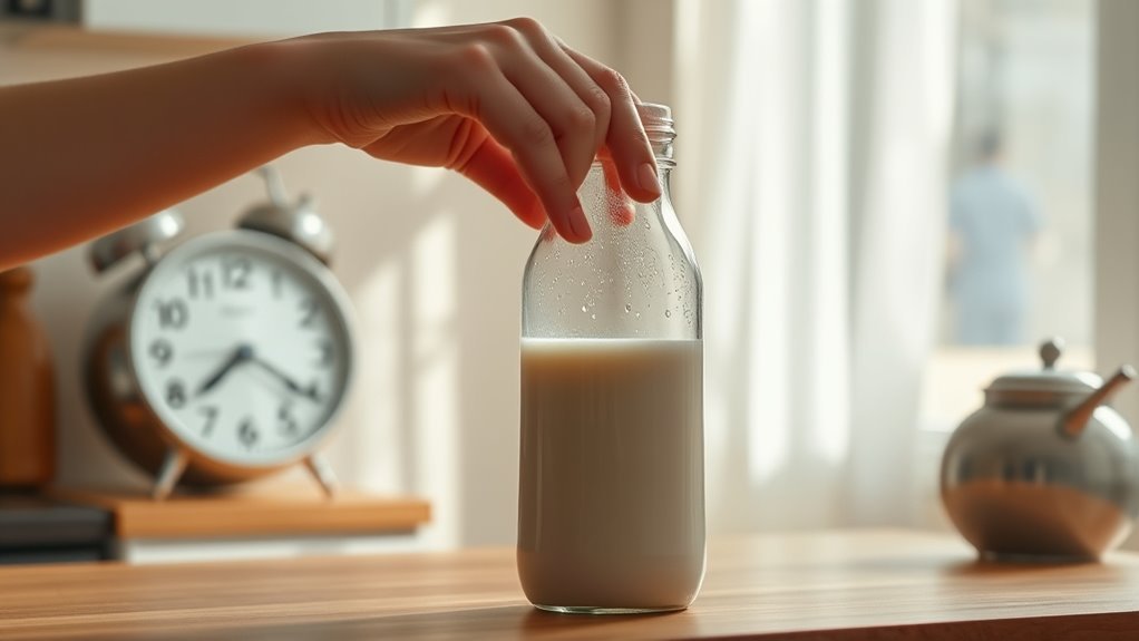 use milk within two hours