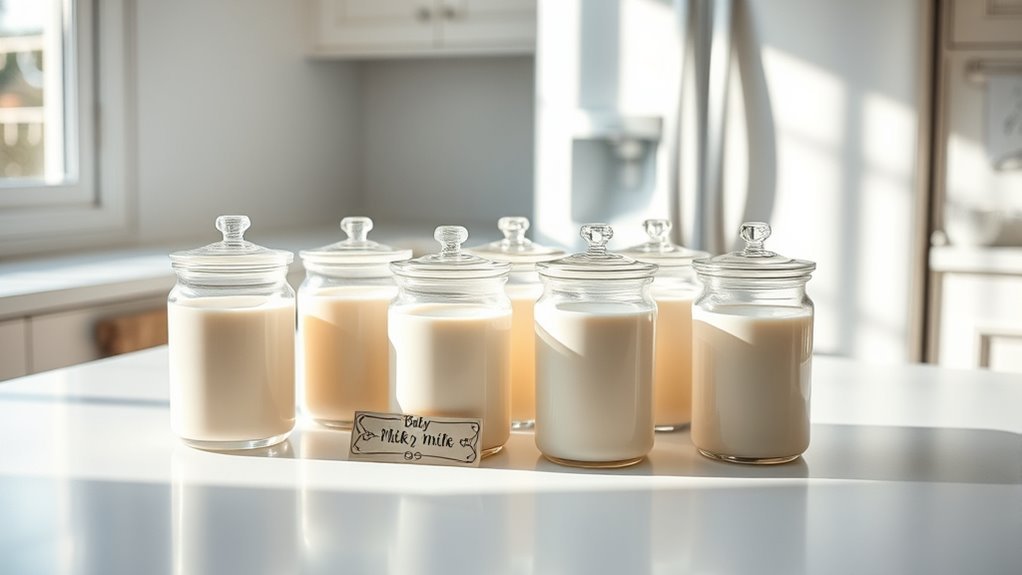 use sterile airtight containers