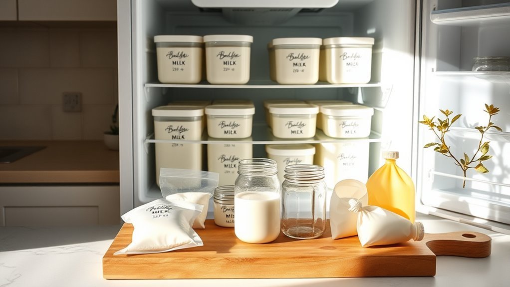 use sterilized bpa free containers