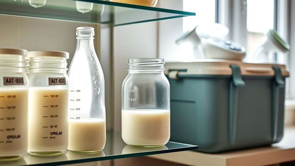 use sterilized leak proof containers