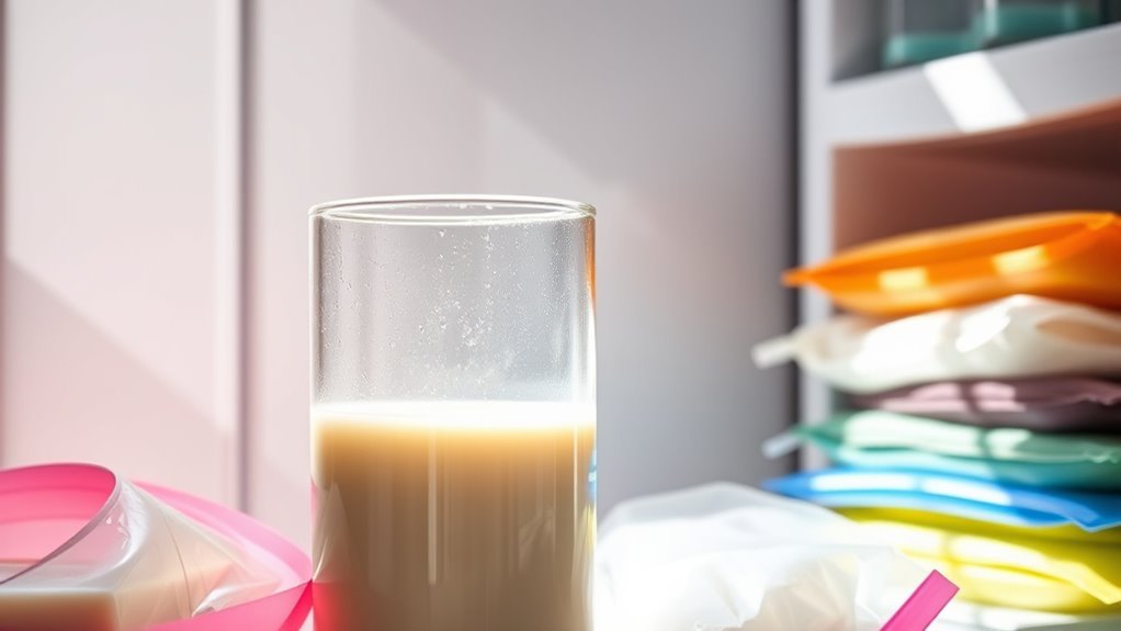 use sterilized sealed containers