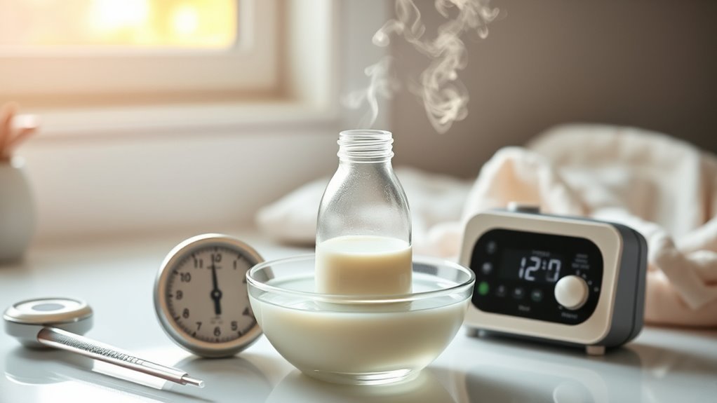warm milk safely avoid microwaves