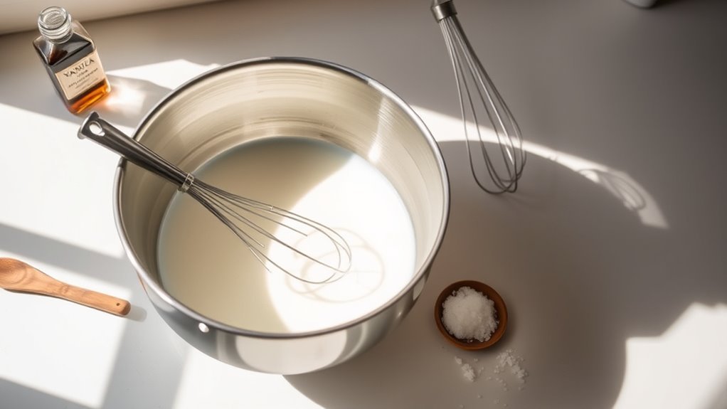 whip milk into cream