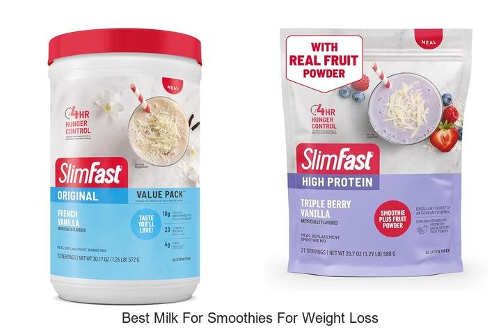 Discover the Best Milk for Weight Loss Smoothies!