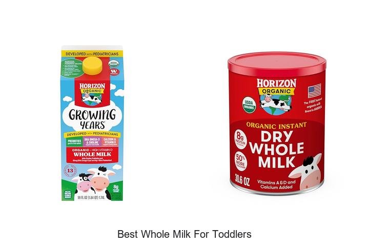 Top 5 Best Whole Milks for Toddlers Approved by Moms!