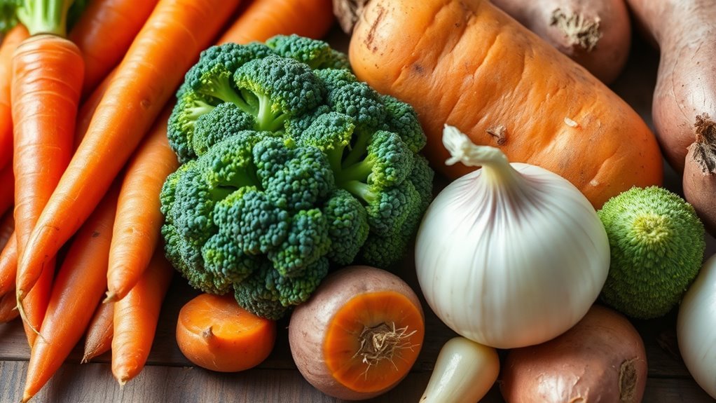 choose consistent flavorful vegetables